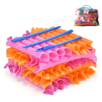 40 adet Isısız Spiral Saç Bigudi Uzun Saç, Hiçbir Isı Curlers 22 inç/55 cm Sihirli Bukleler Saç Silindirleri ile Şekillendirici Kanca Kadınlar Çocuklar için