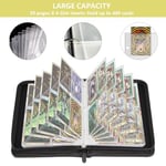 400 Kart Bağlayıcı Cepleri, Kollu Ticaret Kartı Bağlayıcı, Basketbol Kartı Bağlayıcı, Ticaret Kartı Albümleri Spor Kart Bağlayıcı Koleksiyon, 50 Çıkarılabilir Kollu 400 Karta Uyar