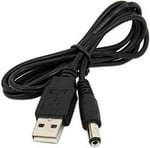 4463 Usb To Dc 5.5 2.1mm Kalın Power Güç Çevirici Adaptör Kablosu