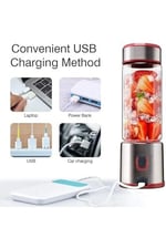 450 Ml Taşınabilir Metal Kişisel Blender Shake'N Smoothies Blender Keskin Bıçaklı