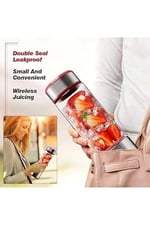 450 Ml Taşınabilir Metal Kişisel Blender Shake'N Smoothies Blender Keskin Bıçaklı