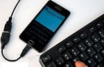 4940 Micro Usb To Usb Çevirici Dönüştürücü Otg Klavye Mouse Flash Bağlantı Kablosu