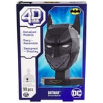 4D Build - Batman maskesi - kaliteli kartondan detaylı 3D model kiti, 90 parça, 12 yaşından itibaren Batman hayranları için