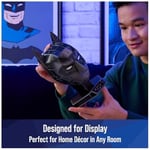 4D Build - Batman maskesi - kaliteli kartondan detaylı 3D model kiti, 90 parça, 12 yaşından itibaren Batman hayranları için