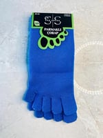 4'lü Bambu Parmaklı Mantar Önleyici Kokulu Gri Unisex Set Çorap Tek Beden