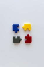 4'lü Puzzle Buzdolabı Magneti