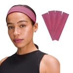 4'lü Spor Saç Bantları - Elastik Kaymaz İnce Saç Ter Kafa Bandı Bandana, Kadın & Erkek Koşu Fitness Yoga Pilates Makyaj Yüz Yıkama Atletik Egzersiz 4'lü Saç Bandı Bandana Seti