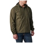 5.11 RADAR PACKABLE HOODED JACKET YAĞMURLUK Yeşil S