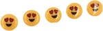 5 Adet 15 Mm Emoji Düğme (MODEL 7)