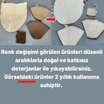 (5 adet) Yıkanabilir, Kumaş Kahve Filtresi (no:4) Ağartılmamış%100 Ham Pamuk, Organik, Ekolojik Filtre no:4 (no:4.5)