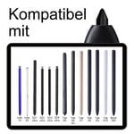 5 ADET. Samsung Galaxy Tab S9 / S9 Plus / S9 Ultra S Pen için orijinal yedek uçlar, Samsung S Pen için, Tab S9 kalem uçları montaj/demontaj aleti ile birlikte (5 adet. Siyah)