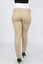 5 Cepli Hamile Pantolon Bej