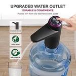 5 galon su sebili, otomatik içme suyu şişesi pompası, USB şarjlı, evrensel uyumlu, taşınabilir su şişesi anahtarı, seyahat, ev, mutfak, ofis, kamp için