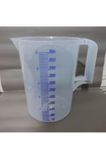 5 Lt Ölçme Kabı – Şeffaf, Dayanıklı Plastik Mutfak Ölçü Kabı Süper Ürün