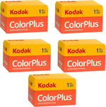 5 rulo Kodak Colorplus 200 ASA 36 pozlama
