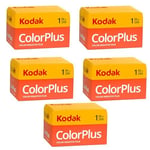 5 rulo Kodak Colorplus 200 ASA 36 pozlama