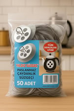 50 Adet Çaydanlık içi çay süzgeci demlik süzgeç söktak