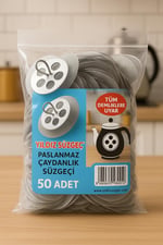 50 Adet Çaydanlık içi çay süzgeci demlik süzgeç söktak