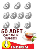 50 Adet Çaydanlık içi çay süzgeci demlik süzgeç söktak