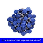 50 Adet SARKEY SR-600 Proximity Anahtarlık - Rfıd Tag - Göstergeç - 125 Khz