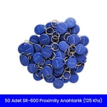 50 Adet SARKEY SR-600 Proximity Anahtarlık - Rfıd Tag - Göstergeç - 125 Khz