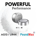 50 x PoundMax AG13 LR44 1,5 V PoundMax Alkalin Düğme Pil