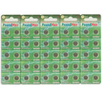 50 x PoundMax AG13 LR44 1,5 V PoundMax Alkalin Düğme Pil