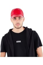 (598)%100 Hakiki Deri Unisex Deri Cap Ayarlanabilir Şapka-1