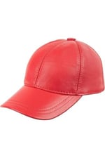 (598)%100 Hakiki Deri Unisex Deri Cap Ayarlanabilir Şapka-1