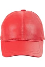 (598)%100 Hakiki Deri Unisex Deri Cap Ayarlanabilir Şapka-1