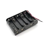 5'li 1,5V AA Kalem Pil Kutusu Yuvası 5x1,5V Kablolu Batarya Pil Tutucu