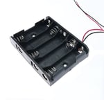 5'li 1,5V AA Kalem Pil Kutusu Yuvası 5x1,5V Kablolu Batarya Pil Tutucu