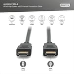 5m Yüksek Hızlı HDMI with Ethernet Bağlantı Kablosu AK-330107-050-S - Seçenekler: 5 Metre, 1m, 3 Meters, 3 Metre, 3m, 5 m, 15m, 20m, 30m, 40m...