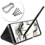 5X S-Pen yedek uç Samsung Galaxy Tab S7 FE/Tab S7 / Tab S7+ Plus/Galaxy Tab S8 / Tab S8+ Plus/Tab S8 Ultra için dokunmatik Stylus S Pen Uçlar Nibs alet seti yeniden dolum - siyah