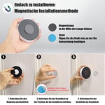 6 Adet Hareket Sensörlü Gece lambası, USB şarj Edilebilir Gece Lambası, 3 Mod, Manyetizma Adsorpsiyon, Gardıroplar, merdivenler, koridorlar, dolaplar vb. için uygundur, Sıcak Sarı