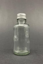 6 Adet Şeffaf Cam Shot Şişesi Sızdırmaz Gümüş Metal Kapaklı Kolonya Koku Süs Çok Amaçlı Şişe 30ml