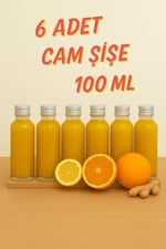 6 Adet Şeffaf Cam Shot Şişesi Sızdırmaz Gümüş Metal Kapaklı Kolonya Koku Süs Çok Amaçlı Şişe 100ml