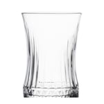 6’lı Kristal Desenli Cam Çay Bardağı Seti – 160 ml İnce Belli Modern Tasarım – Isıya Dayanıklı Cam Bardak – Şık ve Zarif Sunum İçin Çay ve Kahve Bardağı