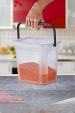 6 Litre Tutma Saplı Bakliyat ve Un Saklama Kabı, HH.C.761