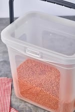6 Litre Tutma Saplı Bakliyat ve Un Saklama Kabı, HH.C.761