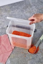 6 Litre Tutma Saplı Bakliyat ve Un Saklama Kabı, HH.C.761