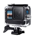 60 m su geçirmez gövde, GoPro Hero 12/Hero 11/Hero 10/Hero 9 Black ile uyumlu, su altı dalış aksesuarı, Go Pro Hero 12, 11, 10, 9 aksiyon kameraları için