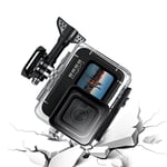 60 m su geçirmez gövde, GoPro Hero 12/Hero 11/Hero 10/Hero 9 Black ile uyumlu, su altı dalış aksesuarı, Go Pro Hero 12, 11, 10, 9 aksiyon kameraları için