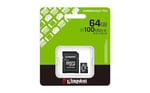 64GB microSDXC Canvas Select Plus Gen3 100MB/s A1 Card + Adapter - Seçenekler: Adaptörlü kart, Sadece kart, 1TB, 64GB, 128GB, 256GB, 512GB