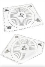 65X45 Gri Hamur İşi Matı (Gri, 65x45) - Seçenekler: 50x40, 65U x 45G cm, 65x45