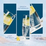 6'lı Bardak Seti, Kristal Highball Su Bardakları, Su, Meyve Suyu, İçecek, Mojito, Karışık İçecekler, Kokteyl Bardağı Seti - 15 oz için Cam Bardaklar