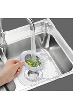7 Cm Orta Boy Paslanmaz Çelik Lavabo Süzgeci - Evye Süzgeci - Eviye Süzgeç