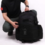 75 Lt Siyah Outdoor Sırt Çantası, Molle Sistemli, Suya Dayanıklı, Çok Gözlü, Outdoor, Kamp, Avcılık, Günlük Kullanım, Erkek, Kadın