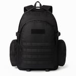 75 Lt Siyah Outdoor Sırt Çantası, Molle Sistemli, Suya Dayanıklı, Çok Gözlü, Outdoor, Kamp, Avcılık, Günlük Kullanım, Erkek, Kadın
