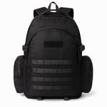 75 Lt Siyah Outdoor Sırt Çantası, Molle Sistemli, Suya Dayanıklı, Çok Gözlü, Outdoor, Kamp, Avcılık, Günlük Kullanım, Erkek, Kadın